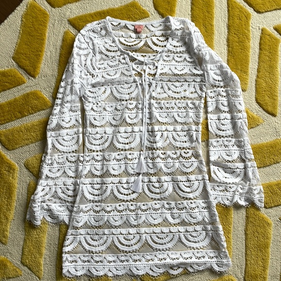 New WOT PilyQ Kids Swim Coverup Size L - Picture 2 of 7